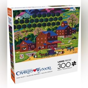 Buffalo Games – Plum Valley - Charles Wysocki - 300 Oversized Piece Jigsaw